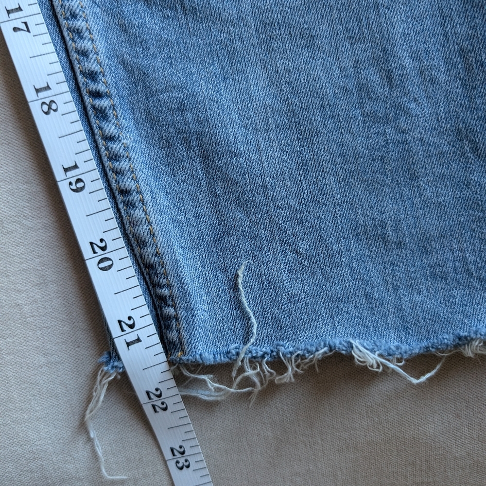 Topman Light Wash Skinny Distressed Jeans (DIY CROPPED - Can Cut Into Shorts!) - Picture 4 of 4